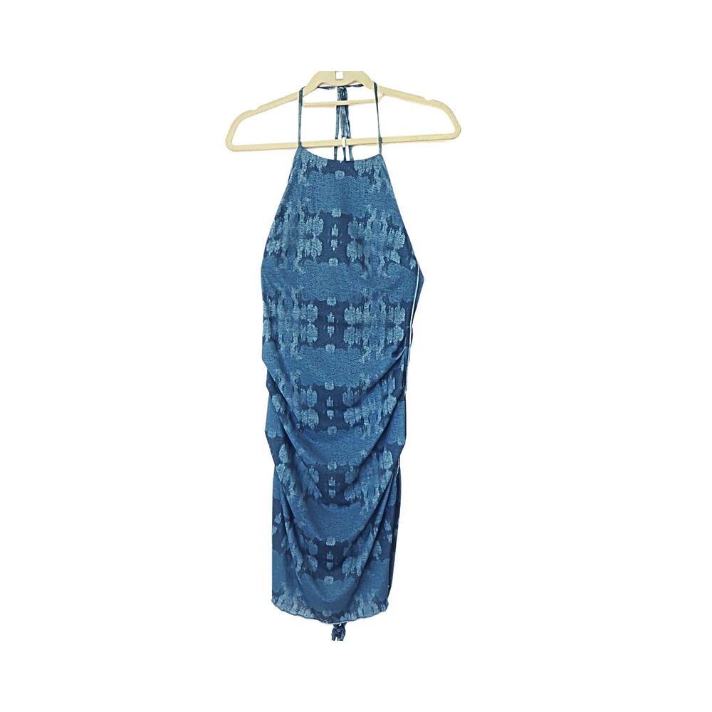 Samantha Mini Dress - Blue - S